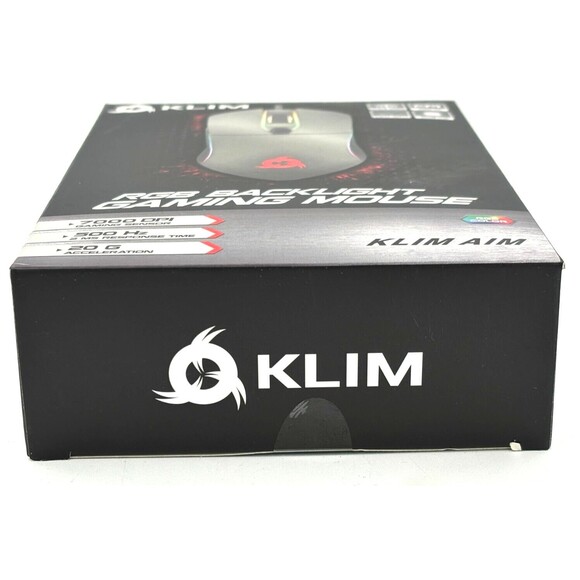 Klim AIM RGB‎ Backlight Gaming Mouse B06XH2381Y Macro Programmable Wired Mac/PC - Picture 7 of 12